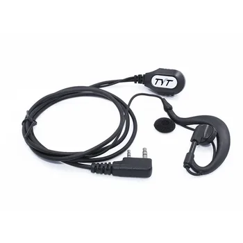 Pôvodný Vysoko Kvalitný 2 Pin TYT G-tvar Ucho Headset Slúchadlo pre Walkie Talkie TYT MD-380 TH-UV8000D/E TH-F8 obojsmerná Rádiová