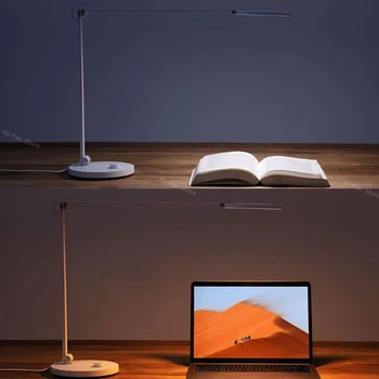 Pôvodný Xiao Mijia Smart LED Stolná Lampa Pro Bluetooth, Wifi APLIKÁCIE Hlasové Diaľkové Ovládanie stolná Lampa Pracovať s Apple HomeKit 240V