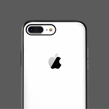 Pôvodný Xiao Telefón puzdro Pre iPhone X XR XS Max 8 7 Plus Transparentné TPU PC Shell Taška Shockproof Farebné Rám Zadný Kryt