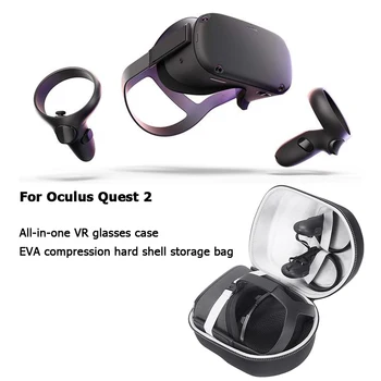 Púzdro EVA Tvrdá Škrupina Shockproof Ochranné Skladovanie Vrecko pre Oculus Quest 2 VR Headset Touch Regulátor Príslušenstvo