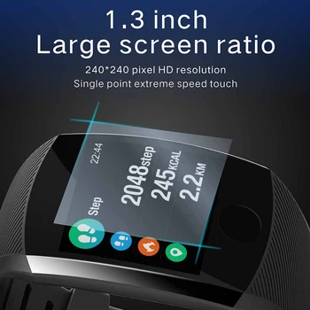 Q11 Smartwatch Mužov Nepremokavé Bluetooth Krokomer Srdcového tepu Smart Hodinky Ženy Budík Športové Hodinky Pre Android IOS