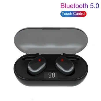 Q2 TWS Bluetooth 5.0 Bezdrôtový Smart-Touch Redukcia Šumu Slúchadlá pre Telefón, Bezdrôtové pripojenie Bluetooth