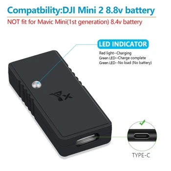 QC3.0 Batérie, Nabíjačka, USB Nabíjací Adaptér pre D-JI Mini 2 kolesá Mavic Mini2 Drone