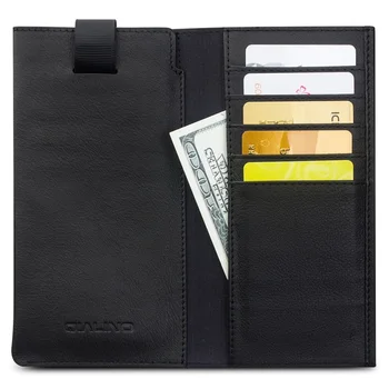 QIALINO Kožené Peňaženky Bag obal Pre Samsung GalaxyS8+ Peňaženky Puzdro Originálny Kožený Kryt Pre Samsung S8 Plus-Card Prípade