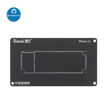 Qianli Doske Stredná Vrstva Dosky BGA Reballing Vzorkovníka Rastlín Tin Platformu pre iPhone 11 Pro X XS MAX Logic Board Opravy