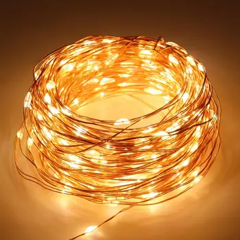 QIFU 5M/10M USB LED Hudba String Svetlo Veniec, Vianočné Dekorácie Pre Domov 8 Funkcia Diaľkového Ovládania Dovolenku Osvetlenie Svetlá