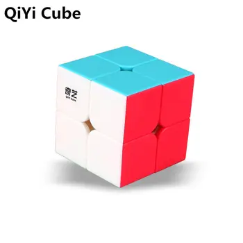 QiYi QI DI S 2x2x2 Magic Cube Stickerless QIDI Vrecku Rýchlosť Kocky Profesionálne Puzzle Kocky Vzdelávacie Hračky Pre Deti,