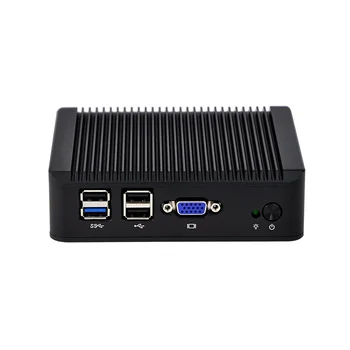 Qotom Barebone Mini PC Nano-Itx J1900 4 intel lan Mini Počítač pfsense Firewall Server Linux Ubuntu bez ventilátora Mini PC