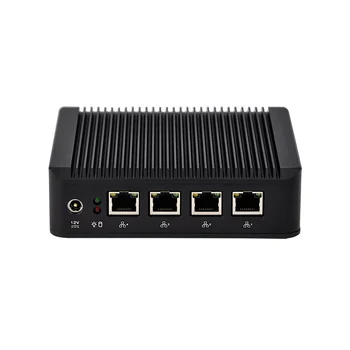 Qotom Barebone Mini PC Nano-Itx J1900 4 intel lan Mini Počítač pfsense Firewall Server Linux Ubuntu bez ventilátora Mini PC