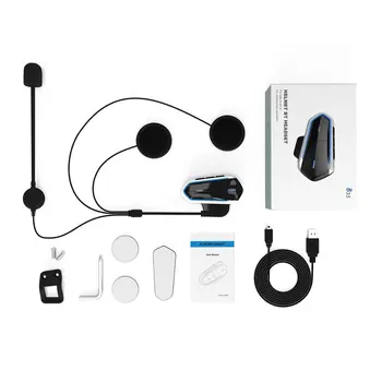 QTB35 Nepremokavé Moto Bluetooth V4.1 Prilba Headset Motocykel, FM Rádio, Stereo Slúchadlá Helmy, Slúchadlá s Handsfree