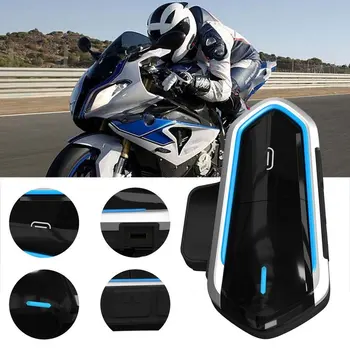 QTB35 Nepremokavé Moto Bluetooth V4.1 Prilba Headset Motocykel, FM Rádio, Stereo Slúchadlá Helmy, Slúchadlá s Handsfree