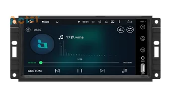 Quad Core Android 7.1 GPS Navigácie Multimediálne Stereo Auto Radio Na JEEP COMMANDER WRANGLER 2007-2013 Auto Bez CD/DVD Prehrávač
