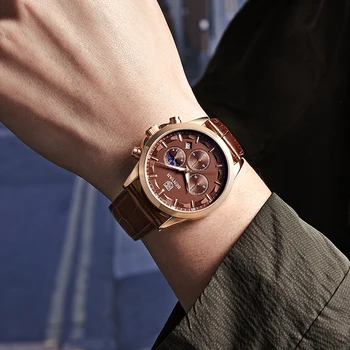 Quartz hodinky pánske BENYAR vojenské športové čierne Náramkové hodinky mužov top luxusné značky, chronograf mužov módne hodinky Relogio Masculino