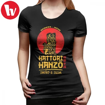 Quentin Tarantino T-Shirt Hattori Hanzo T Shirt Grafické Street Nosiť Ženy Vtipné tričko-Krátke Rukáv Biele Dámske Tričko Tričko