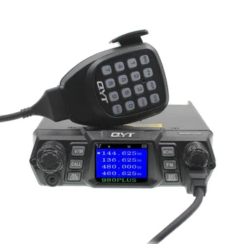 QYT KT-980Plus Vysoký Výkon 75W(VHF)/55W(UHF) Dual Band Quad Pohotovostnom Základne Mobilných rádioamatérska Vysielač autorádia HAM KT980Plus