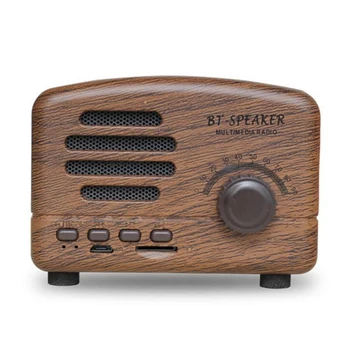 Raido Mini Reproduktor Rádio Vintage Štýl, Bluetooth V4.0 Podporu FM TF Karta Wireless Mini Reproduktor AS99