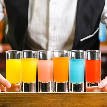 Rainbow Koktail B52 Poháre Na Víno Pausse Cafe Bar Svadobné Party Mixologist Likér Tequila Shot Glass Alkohol Duchov Pulque Pohár