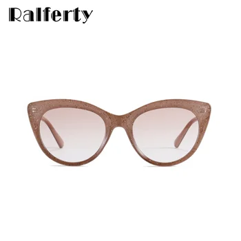Ralferty 2021 Vintage dámske slnečné Okuliare Retro Mačka Okuliare Lesk Slnka Odtiene Pre Ženy okulary przeciwsloneczne damskie