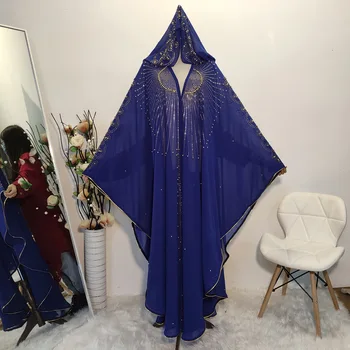 Ramadánu Moslimské Modlitby Odev Žien Iftar Abayas Bat Rukáv Korálkové Kapucňou Dubaj V Turecku Dlhú Modlitbu Islamský Hidžáb Oblečenie Šaty