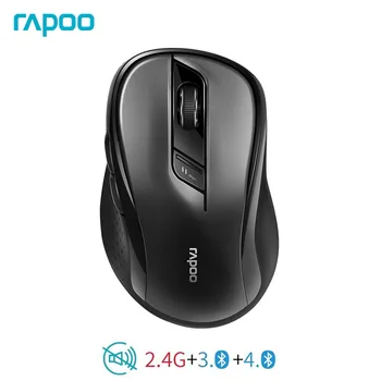 Rapoo M500 Pôvodné Multi-Režim Tichý Bezdrôtová Myš s 1600DPI Jednoduché Prepínanie Bluetooth 3.0/4.0 & 2.4 G