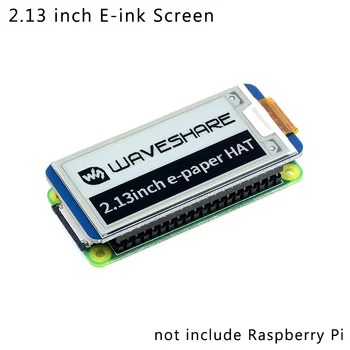Raspberry Pi 2.13 palec E-ink Displej Klobúk 250x122 Rozlíšenie e-Papier SPI Obrazovky pre Raspberry Pi 4B/3B+/3B/3A+/Zero pre Arduino