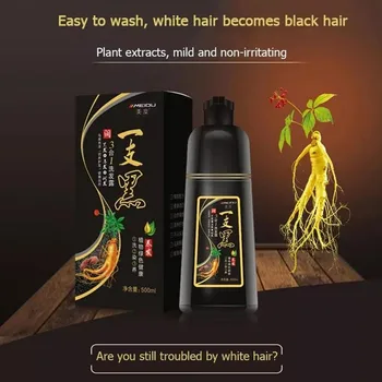 Rastlina Vzorec Rýchlo, Farbenie Vlasov, Šampón Zázvor Extrakty Multicolor Okamžité Vlasy Umiera Farebné Vlasy Styling Nástroje Pokrývajú Biele Vlasy