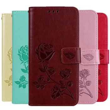 Razba Rose Flip PU Telefón puzdro pre Xiao Mi Pocophone X3 Peňaženky, Kožené Kryt POCO X3 NFC Hot Predaj Funda