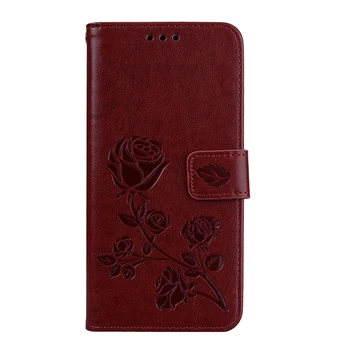 Razba Rose Flip PU Telefón puzdro pre Xiao Mi Pocophone X3 Peňaženky, Kožené Kryt POCO X3 NFC Hot Predaj Funda