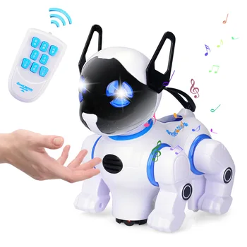 RC Obrnené Psa Diaľkové Ovládanie Smart Dog Elektronické Vzdelávacie detské Hračky Robot Hračky, Spev, tanec Dotyk indukcie