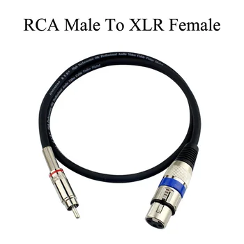 RCA Konektor XLR 3P Muž Žena Kábel Audio Adaptér Kábel XLR 3PIN Stereo Reproduktor, konektor pre Slúchadlá a Mikrofón 0,5 M-30 M