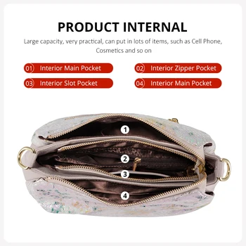 REALER tašky cez rameno pre ženy 2020 originálne kožené vrecko v kabelke dizajnér veľké Hobos taška crossbody taška Vzor tlačí ženy taška