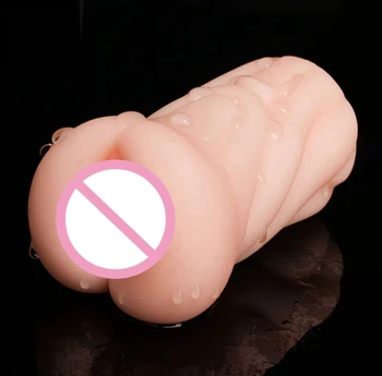 Realistická Vagína Análny Úst Sexuálne Hračky pre Mužov, Mäkké pevné Mačička Muž Masturbator Deep Throat USB Nabíjanie Upozorňuje Erotické Ústne Riti