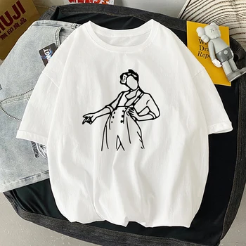 Reat Ľudí S Láskou Nadrozmerné Biele Tričko Pár Estetické Oblečenie Tričko Krátky Rukáv Topy Pre Ženy Oblečenie Tričká