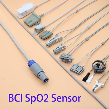 Redel 6P/7P Spo2 senzor kábel pre BCI 6100/9100 dospelých/pediatric/dieťa/Neonate/veterinárne monitor,3m Prst/Uchu spo2 sondy.