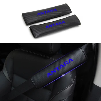 Reflexná Safe bezpečnostných Pásov Kryt Auto pásov rameno Podložky Pre OPEL ANTARA ar Styling Auto Diely 2ks
