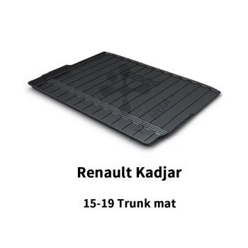Renault Kadjar Black Ťažkých Nákladných Rohože-Všetky Počasie batožinového priestoru Ochrana, Odolné HD TPO vhodné Na Renault Kadjar15-19