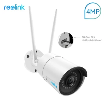 Reolink RLC-410W-4MP Dual WiFi 2.4 G/5G Dohľadu Vonkajšie Kamery 2560 x 1440 HD IP Cam Bezdrôtový Poveternostným vplyvom Bezpečnostné Kamery
