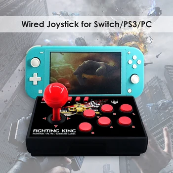 Retro Arkádovej Stanice Typ C Káblové Rocker Stick Bojová Hra Ovládač ovládač pre PS 3/Switch/NS-Lite Konzoly/PC/TV Android