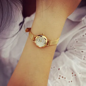 Retro Dámske hodinky top značky luxusné 2018 Quartz Analógové Eleganciu Zlaté Náramkové Hodinky Hodinky ženy so suvenírmi orologi donna F80