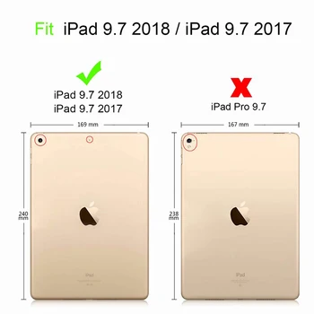 Retro Jeleň Matný PU Kožené puzdro Pre Apple iPad 2018/2017 Pre iPad Vzduchu 1 2 3 Pre iPad Mini 123 Auto Spánku Ochranné puzdro