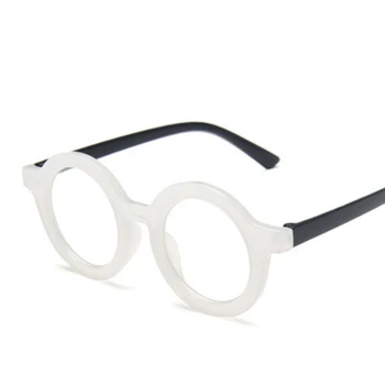 Retro malé okrúhle rám anti-modré svetlo okuliare deti dizajnér značky Harry obyčajný zrkadlo módne trendy candy farby gafas