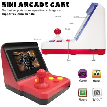Retro Mini Arcade FC Ručné SUP Rocker Herné Konzoly 600 Hry 8 BIT Arkádová FC Palm Stroj SUP Rekreačné Stroje