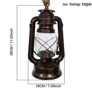 Retro prívesok svetlá E27 konopné lano svietidla visí lampa Vintage Priemyselné Hanglamp Loft Domáce dekorácie, lampy, Indoor Bar svetlo