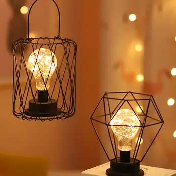 Retro Stolové Lampy, LED Nočné Svetlo, Spálne, Obývacia Izba, Nočné Lampy, Postele Lampa Pre Domáce Vianočné Dekorácie Svetla