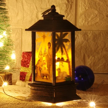 Retro Vianoce LED Nočné Svetlo Sviečky Lampy Vianočné Snehuliak Jeleň Santa Claus Vonkajšie Svadobné Holiday Party Dekorácie Visí Bar