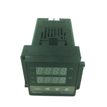 REX-C100 digitálny regulátor teploty termostat SSR výstup K termočlánok typu snímača 48 x 48 +SSR 40DA pevné relé+senzor