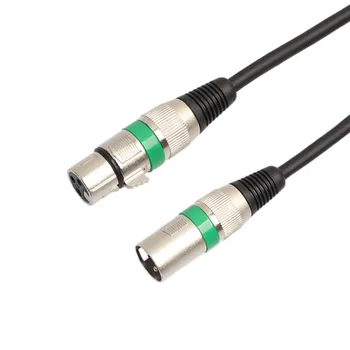 REXLIS 3Pin XLR Kábel mužmi a M/F konektor Audio Kábel Pre Mikrofón Zmiešavač 1 m 1,8 m 3m 4.5 m 5m 6m 7.6 m 10 m 15 m 20 m