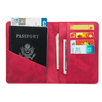 Rfid Blokovanie Amerike Cestovný Pas Držiak Krytu USA Pas Kryt Peňaženky Organizujú Cestovné Puzdro, Slim Id Kreditnej Karty Prípade Busi