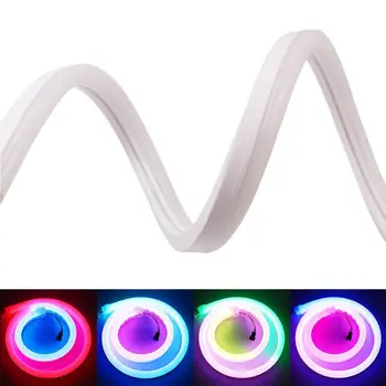 RGB Full Farebné Led Pásy Neónové Svetlo 1903IC (WS2811) Adresovateľných Programovateľné Pixel Svetlo S Nepremokavé DC pre domáce 12V 24V