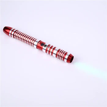 RGB Saber Lightsaber Ťažké Súboje 12 Farieb ak chcete Zmeniť 6 Zvuk Predné Kov Rukoväť LED Force FX Flash na Súboj Laserový Meč Hračky